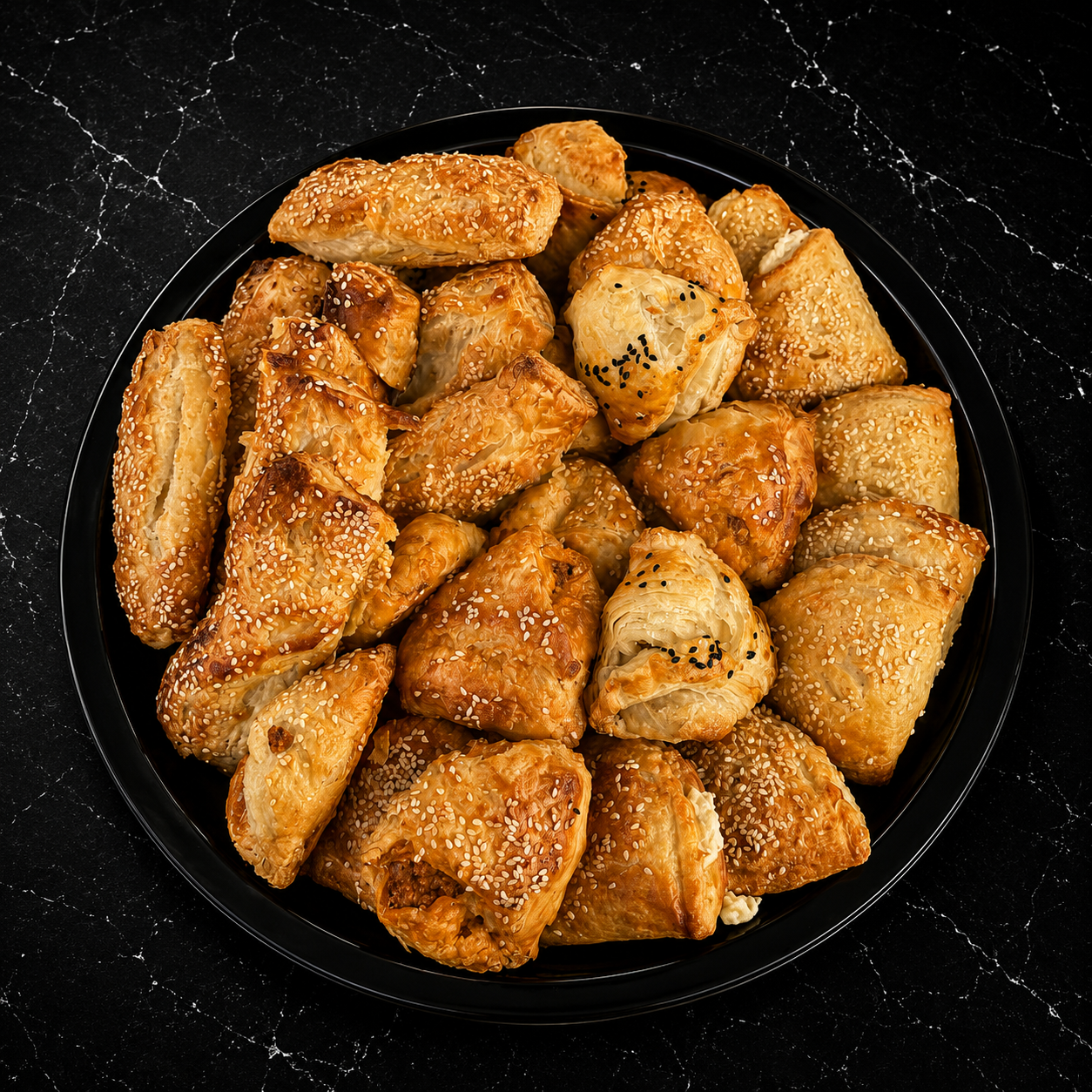 Assorted bourekas platter