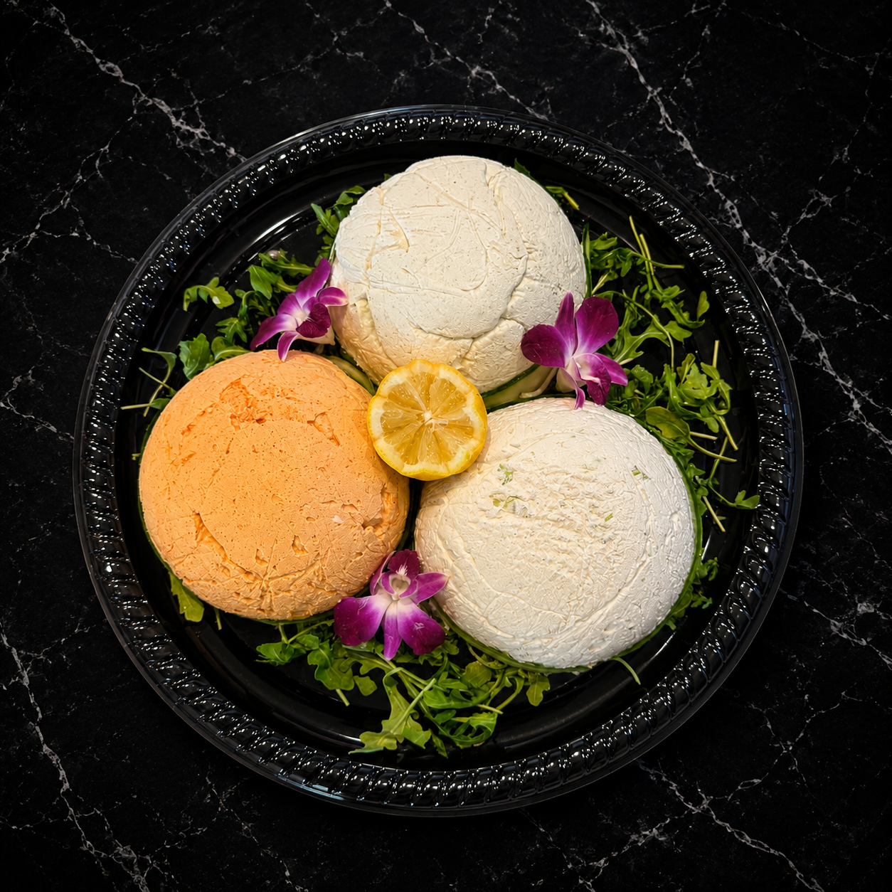 Cream cheese platter 3 flavors